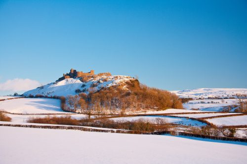 Castell  Carreg Cennen (in snow)