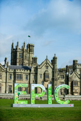 EPIC sign visits Margam Park, Neath Port Talbot, Wales, UK